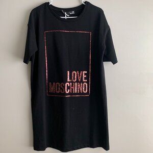 Love Moschino black dress Size 2 NWT